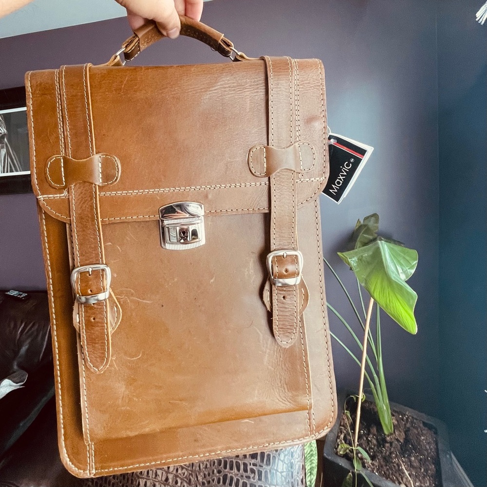 Genuine Leather Backpack